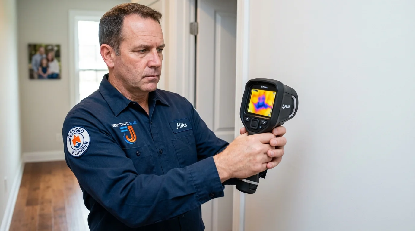Thermal imaging leak detection by Johns Plumbing LLC in Goodyear